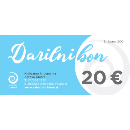 darilni bon 20